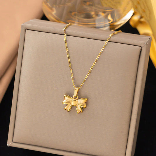 Petite Bow Necklace