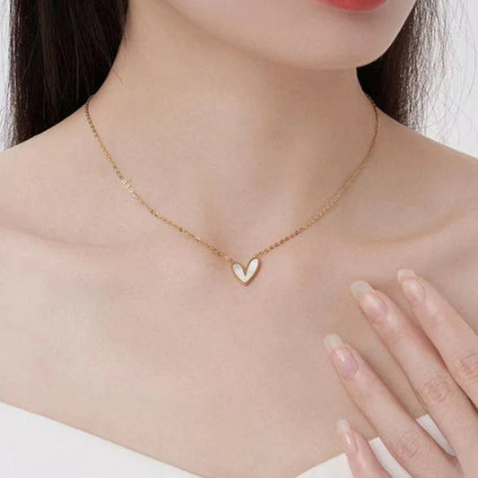 Moonlit Heart Anti-Tarnish Necklace