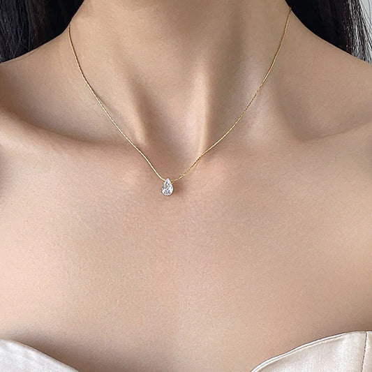 Dewdrop Gold Anti-Tarnish Necklace