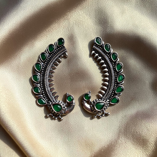 Stone Arc Ear Cuffs