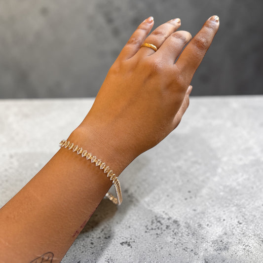 Infinity Spark Tennis Bracelet
