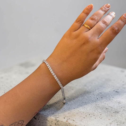 Ice Point-Cut Tennis Bracelet