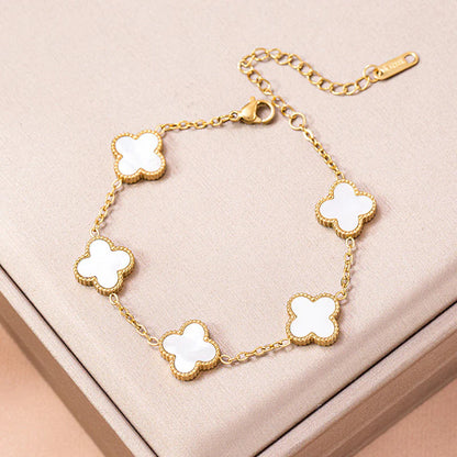 Ivory Clover Bracelet