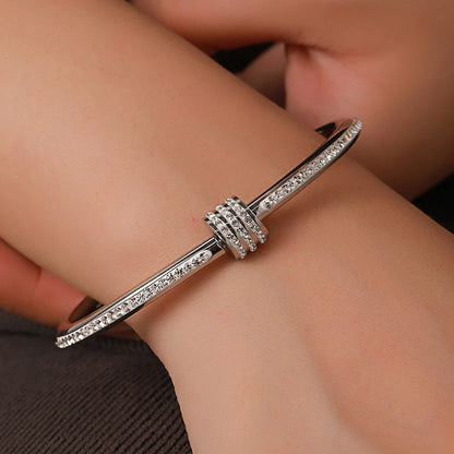 Crystal Lock Bangle