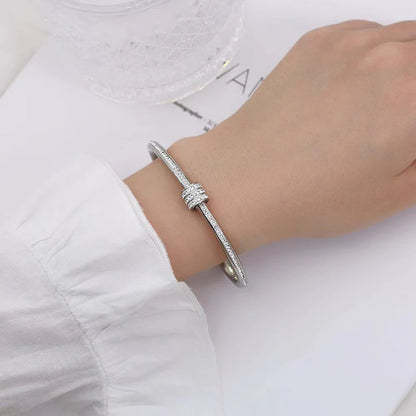 Crystal Lock Bangle