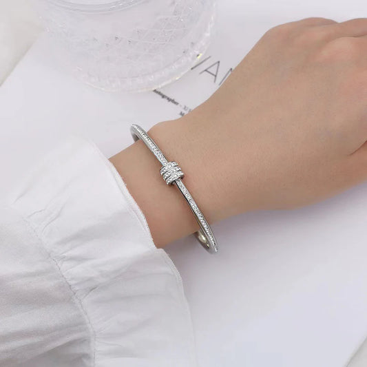 Crystal Lock Bangle