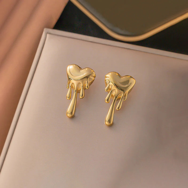 Molten Heart Earrings