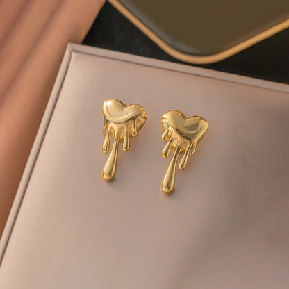 Molten Heart Earrings