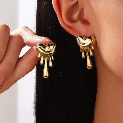 Molten Heart Earrings