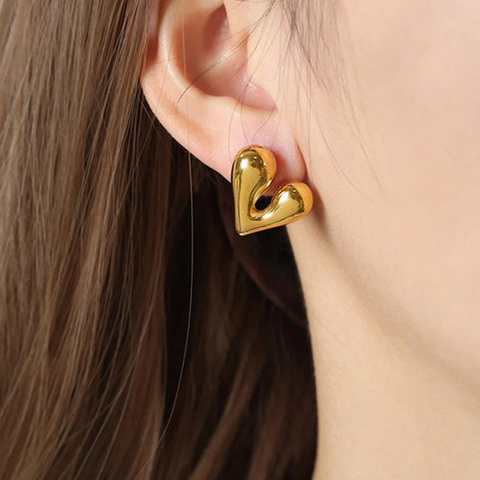 Heart Pop Anti-Tarnish Studs
