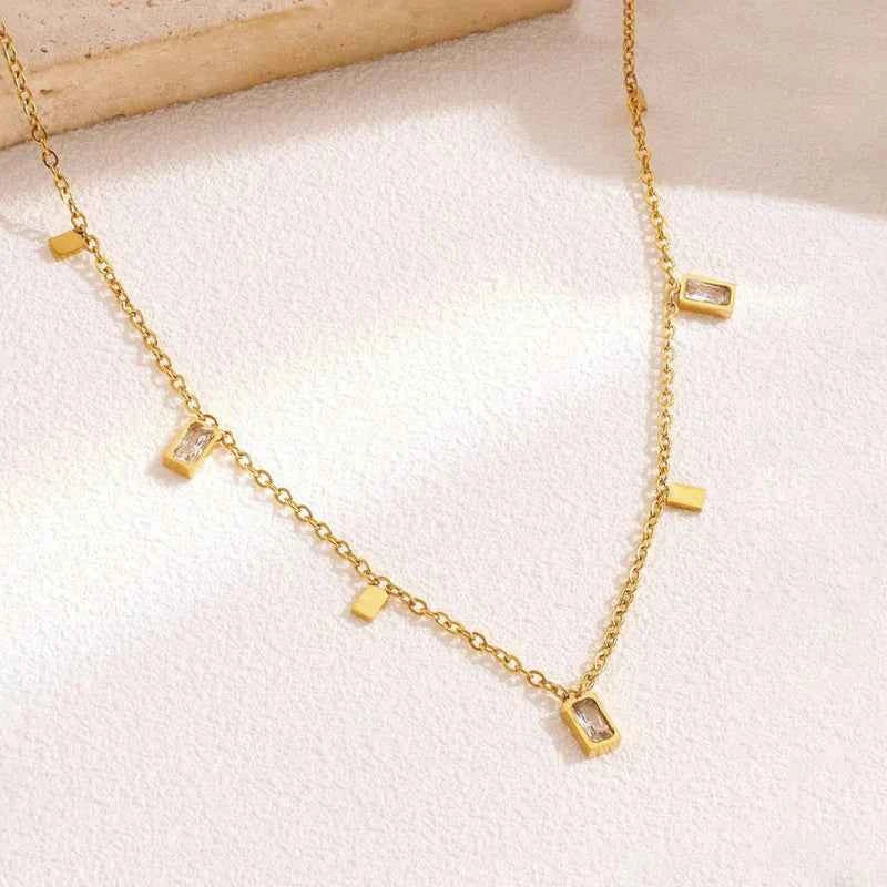 Geo Luxe Anti Tarnish Necklace