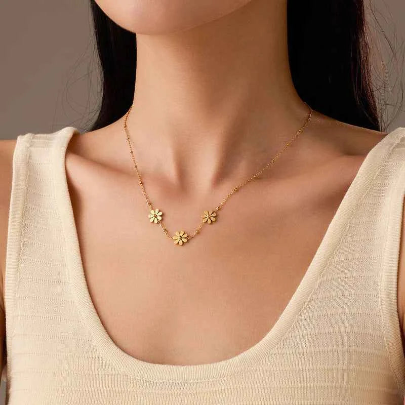 Garden Bloom Anti-Tarnish Pendant