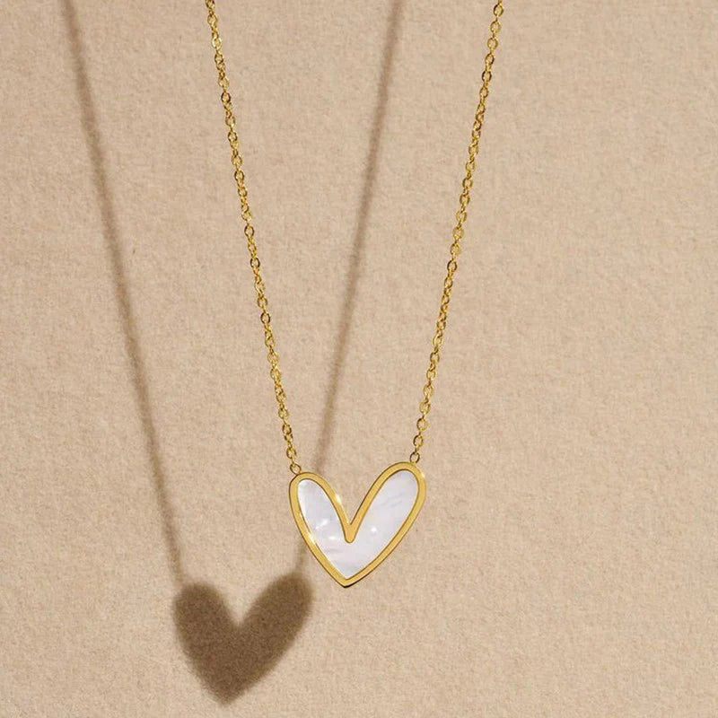 Moonlit Heart Anti-Tarnish Necklace
