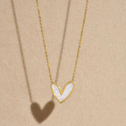 Moonlit Heart Anti-Tarnish Necklace