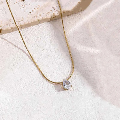 Dewdrop Gold Anti-Tarnish Necklace