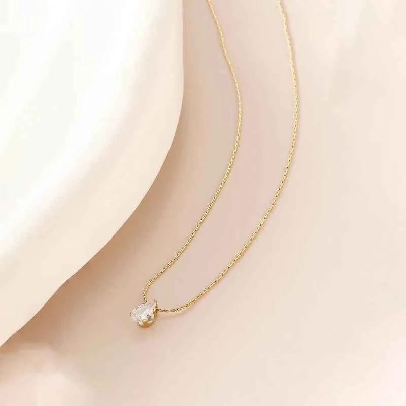 Dewdrop Gold Anti-Tarnish Necklace