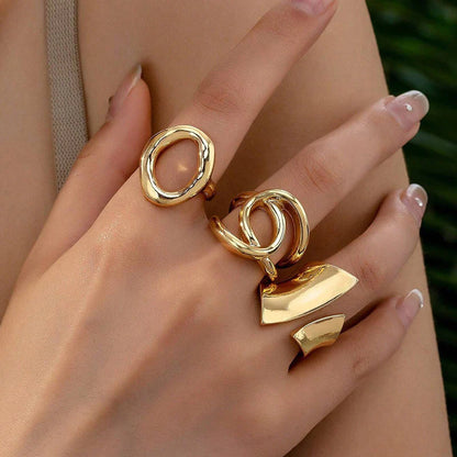 Golden Glimmer – 3 Ring Stack Set