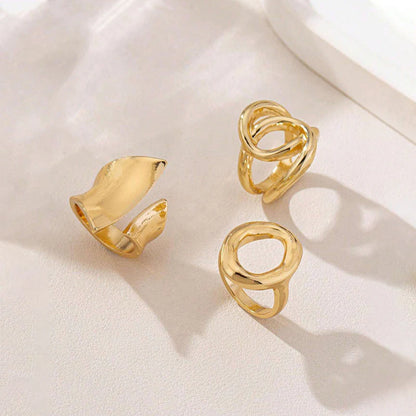 Golden Glimmer – 3 Ring Stack Set