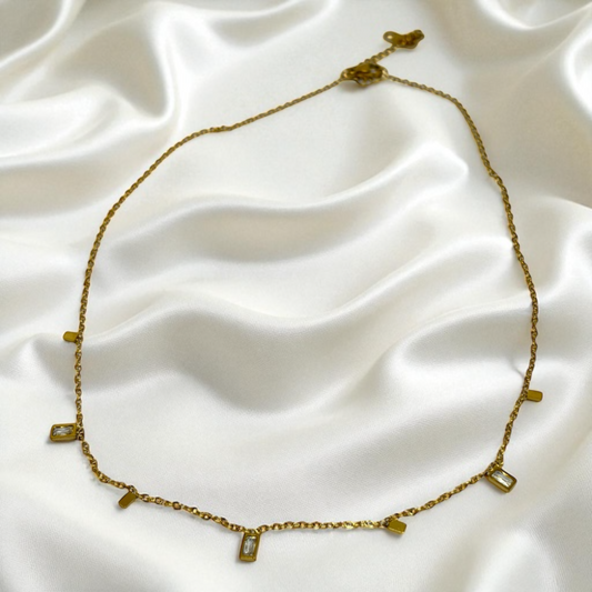 Geo Luxe Anti Tarnish Necklace