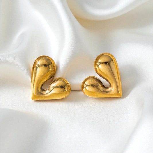 Heart Pop Anti-Tarnish Studs