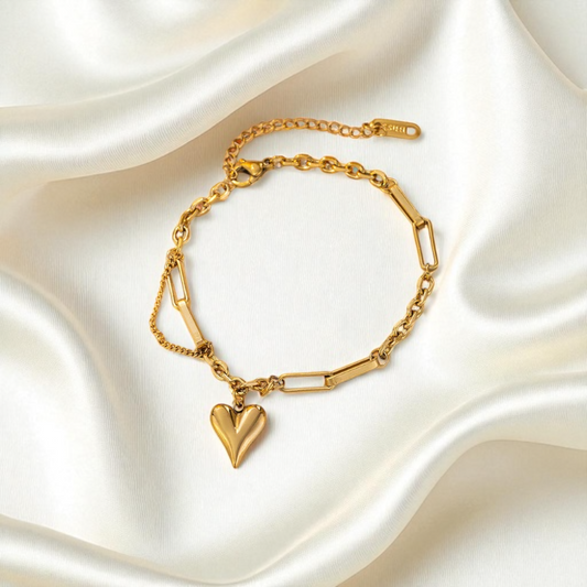 Cupid’s Link Anti-Tarnish Bracelet