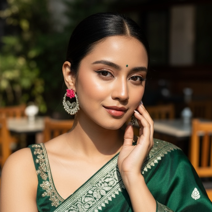 Kamal Katha Earrings