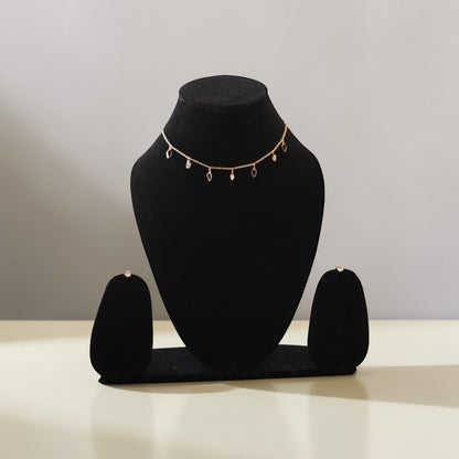 Midnight Dainty Charm Necklace Set