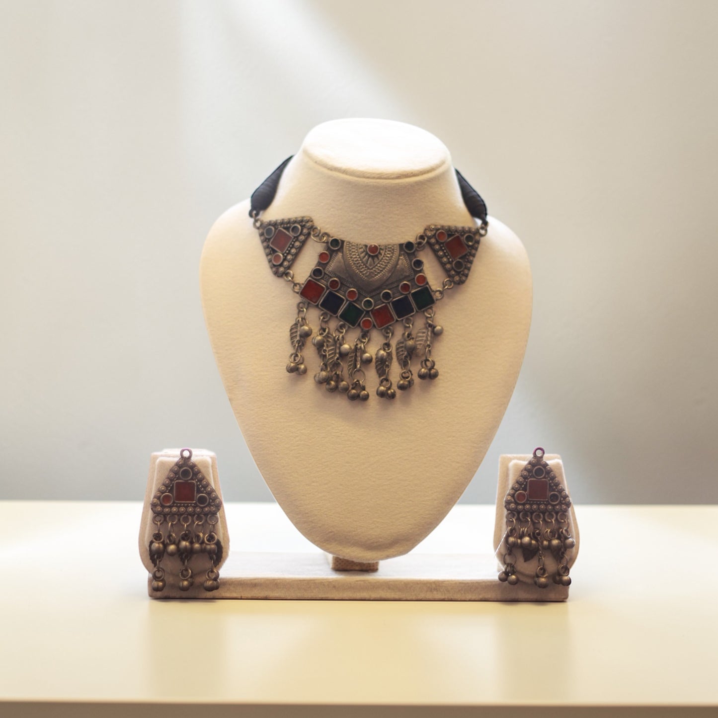 Noor Afsana Oxidised Choker Set