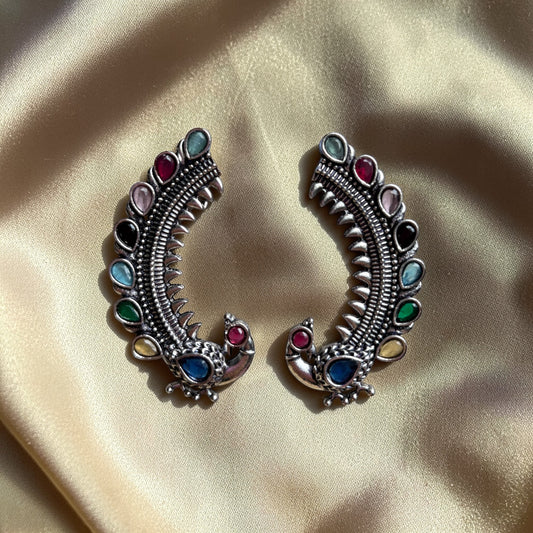 Stone Arc Ear Cuffs