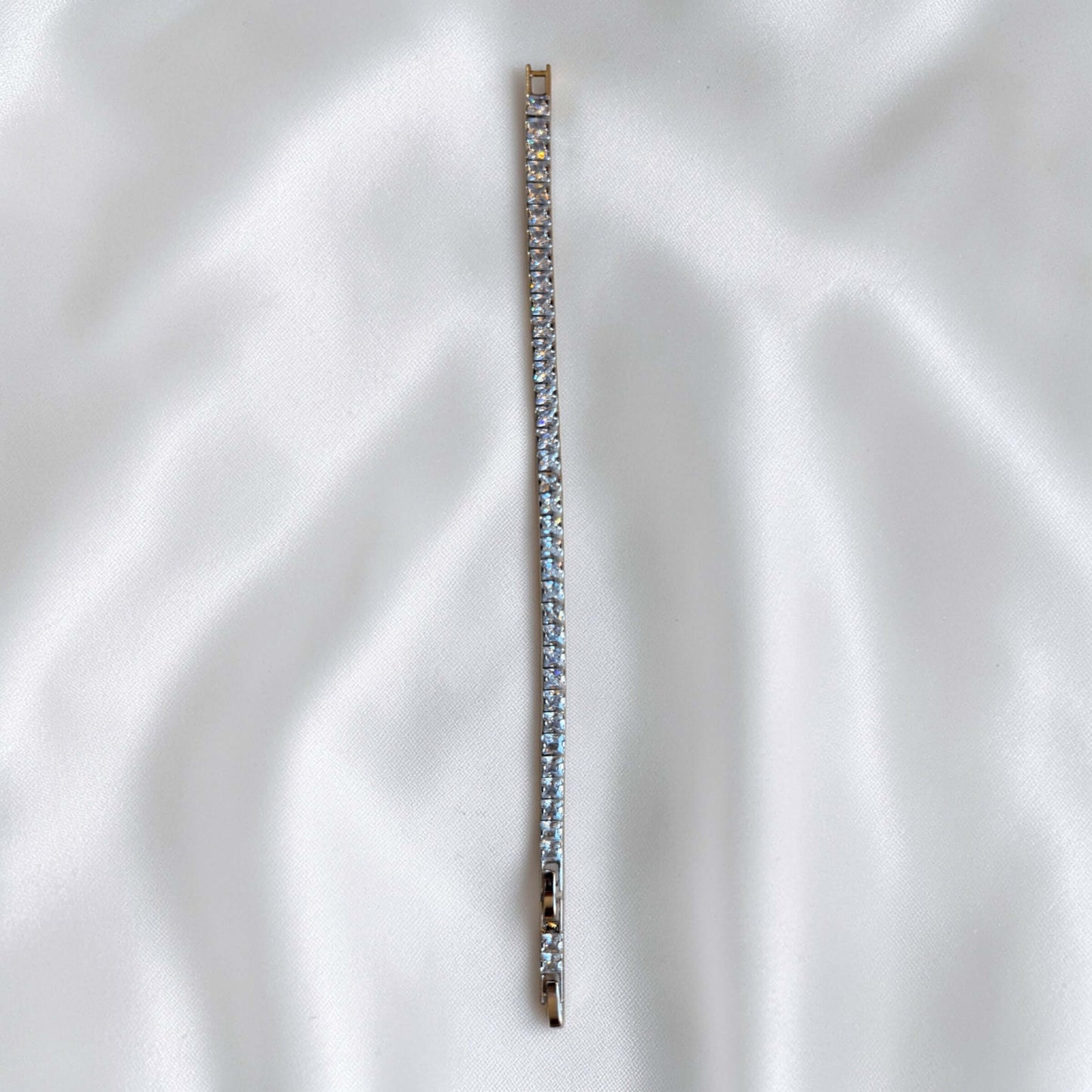 Frost Edge Tennis Bracelet