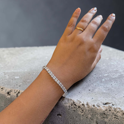 Frost Edge Tennis Bracelet