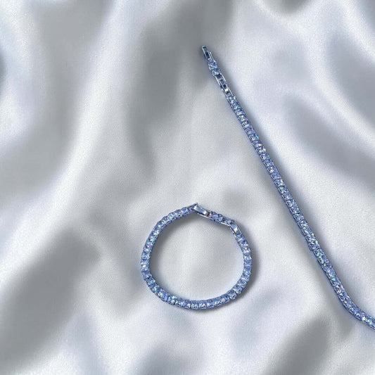 Frost Edge Tennis Bracelet