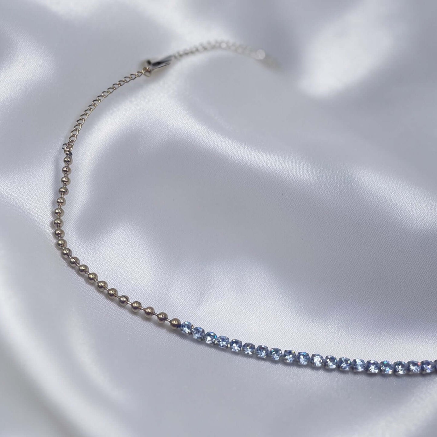 Split Bead Tennis Bracelet