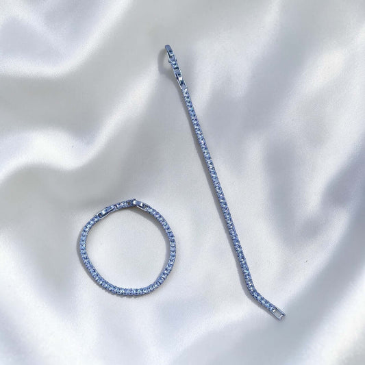 Ice Point-Cut Tennis Bracelet
