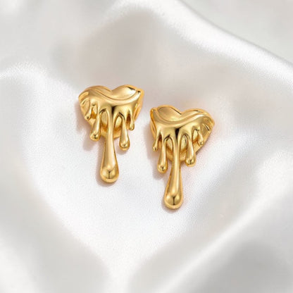 Molten Heart Earrings