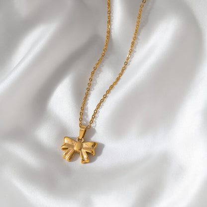 Petite Bow Necklace
