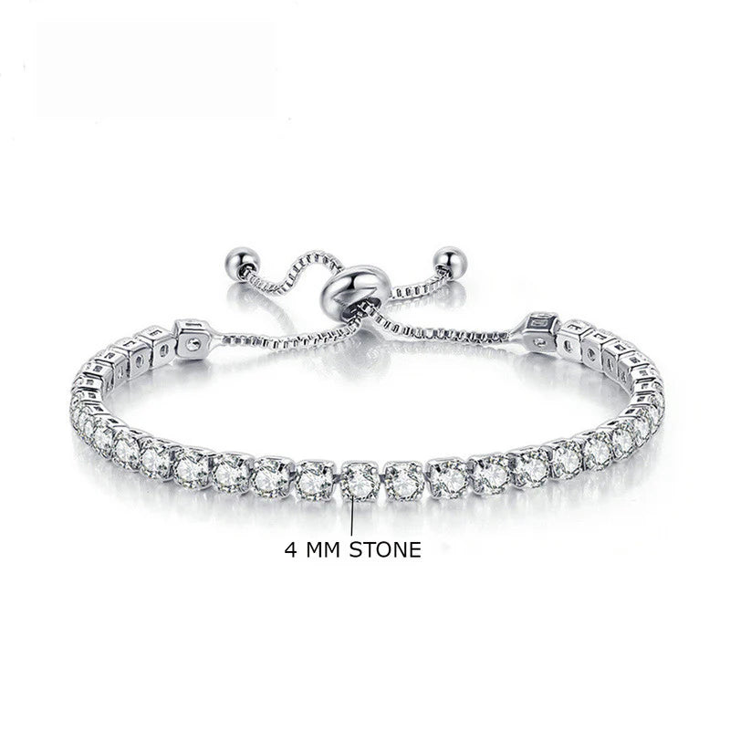 Adjustable Tennis Bracelet